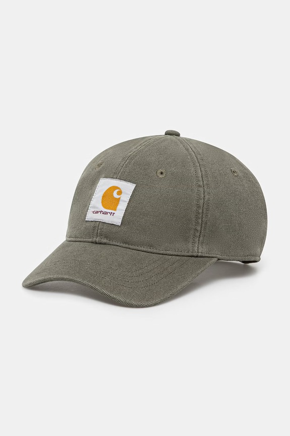 Carhartt WIP Canvas Cap бейсболка бавовняна чоловіча зелений I036654.1106