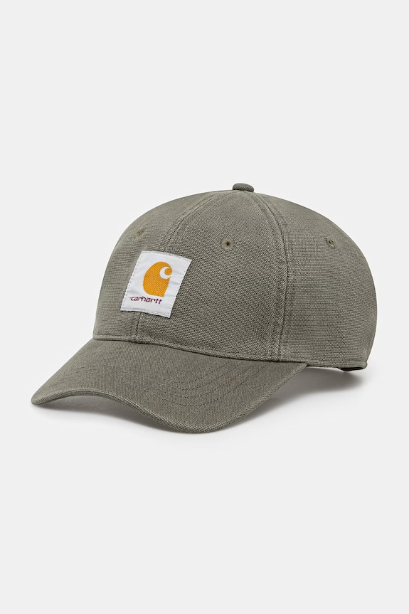 Carhartt WIP Canvas Cap бейсболка бавовняна чоловіча зелений I036654.1106