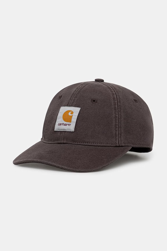 Carhartt WIP Canvas Cap șapcă de baseball din bumbac pentru bărbați maro I036654.3IS06