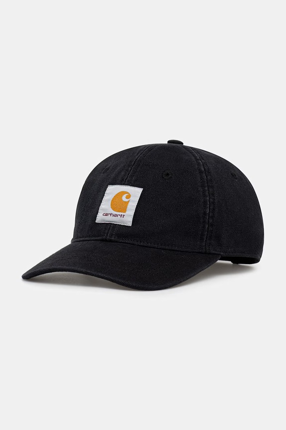 Carhartt WIP Canvas Cap șapcă de bumbac pentru bărbați negru I036654.8906