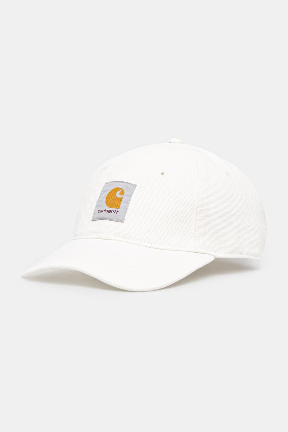 Carhartt WIP Canvas Cap șapcă baseball din bumbac pentru bărbați bej I036654.D606