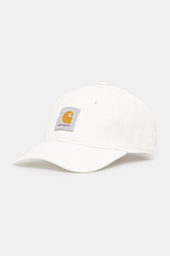 Carhartt WIP Canvas Cap șapcă baseball din bumbac pentru bărbați bej I036654.D606