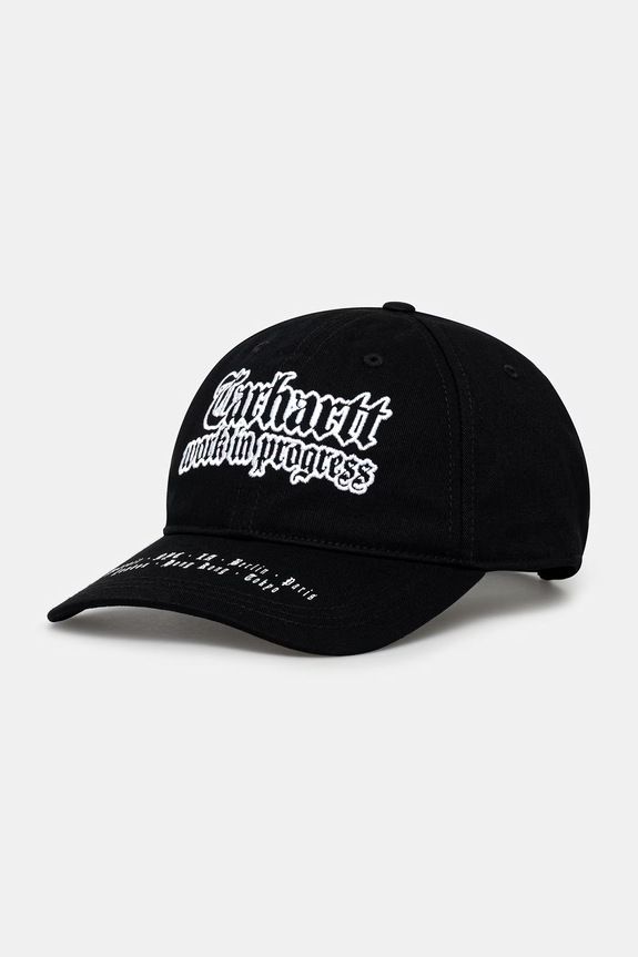Carhartt WIP World Tour Cap кепка бавовняна чоловіча чорний I036341.0D2XX