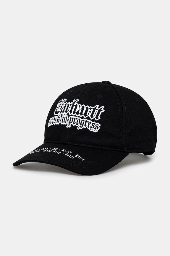 Carhartt WIP World Tour Cap кепка бавовняна чоловіча чорний I036341.0D2XX