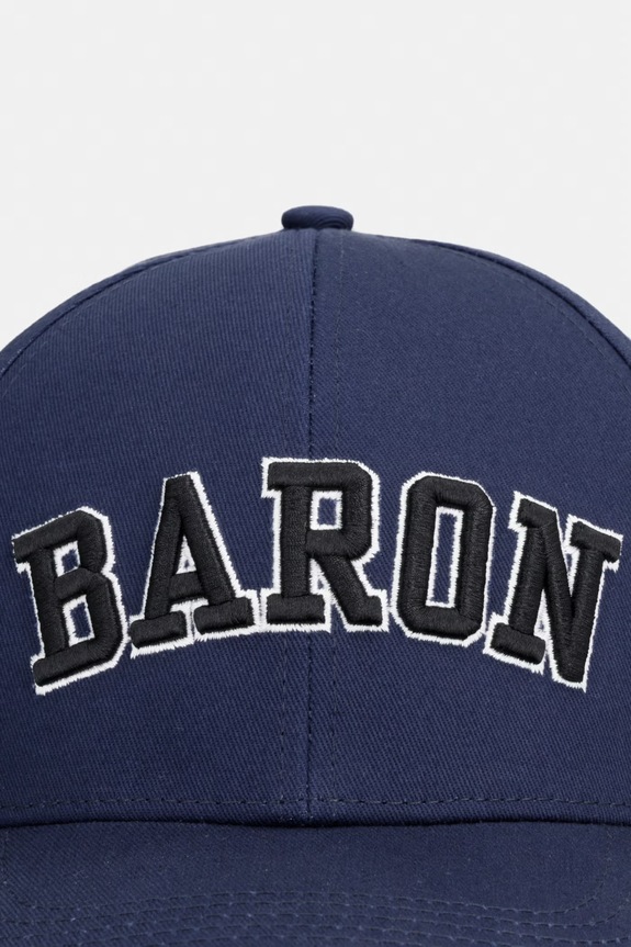 Baron Filou șapcă de pentru bărbați, din bumbac BARON 000014753 bleumarin SS26