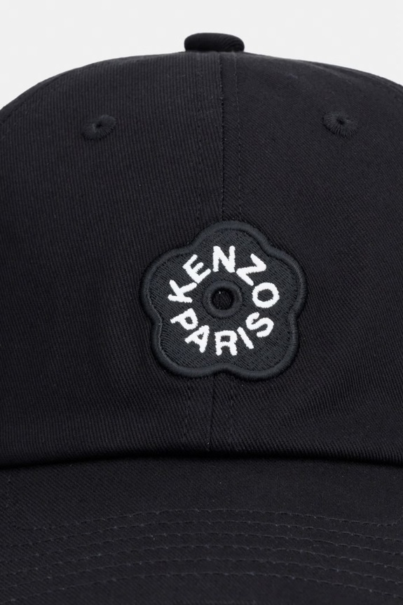 Kenzo czapka z daszkiem bawełniana FG58AC421F41 czarny SS26