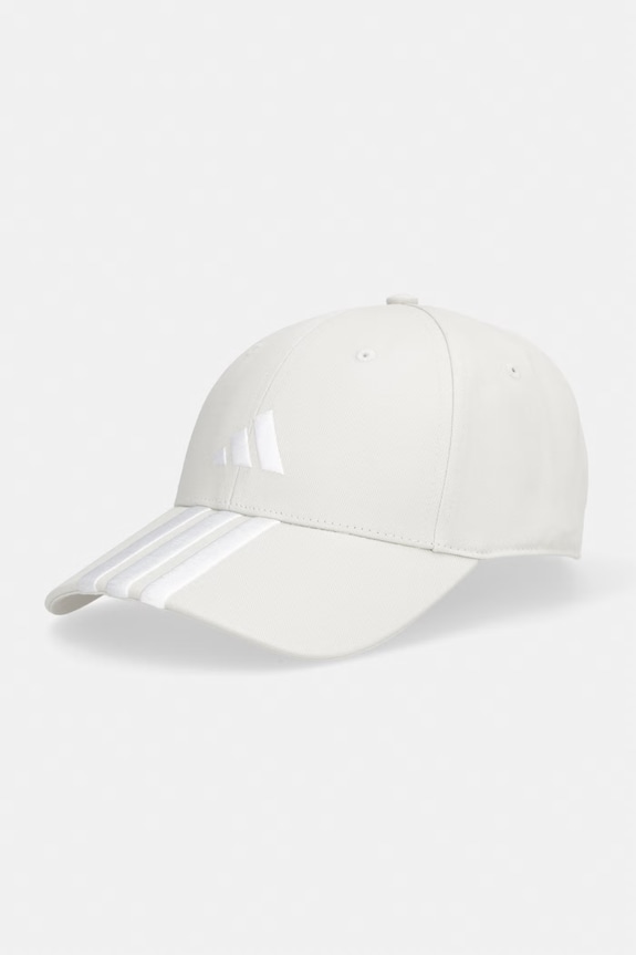 Bavlněná baseballová čepice adidas Bball bavlna béžová JW6036