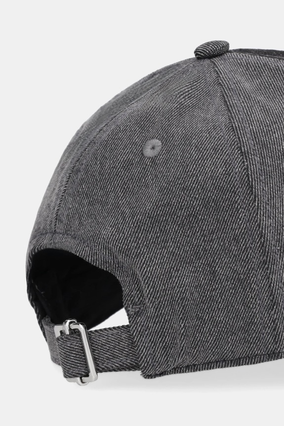 Akcesoria Karl Lagerfeld Jeans czapka z daszkiem jeansowa B1W33054 szary