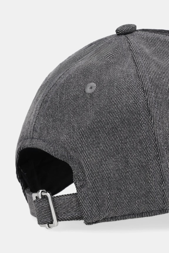 Akcesoria Karl Lagerfeld Jeans czapka z daszkiem jeansowa B1W33054 szary