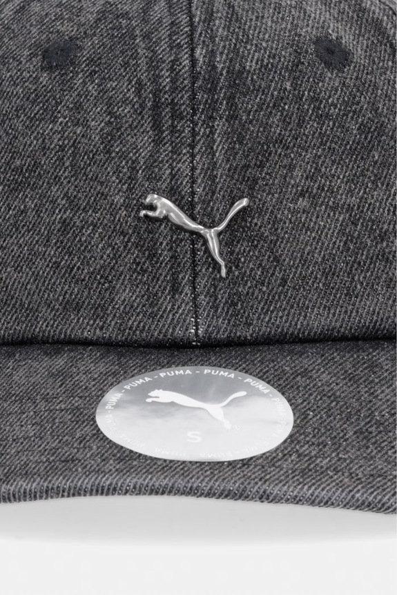 Puma czapka baseballowa jeansowa Wardrobe Essential 025968 czarny SS26