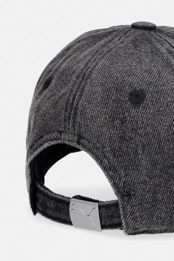 Akcesoria Puma czapka baseballowa jeansowa Wardrobe Essential 025968 czarny