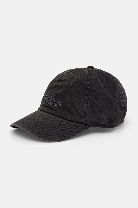 adidas șapcă de bumbac negru KB2105