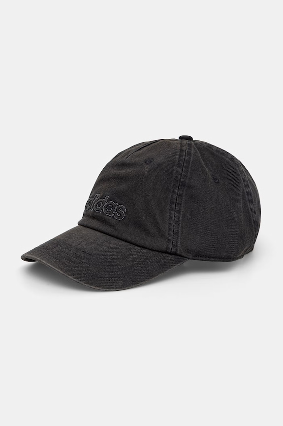 adidas șapcă de bumbac negru KB2105