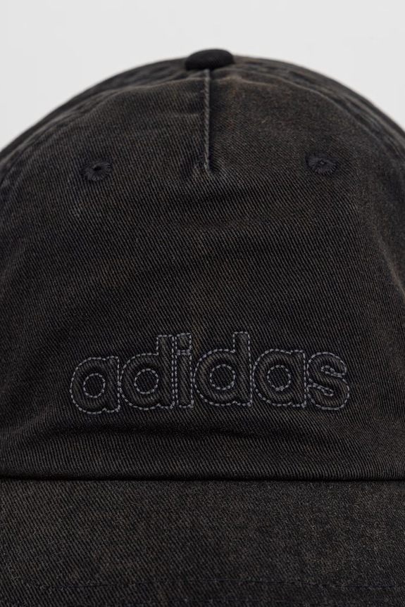 adidas șapcă de bumbac KB2105 negru SS26