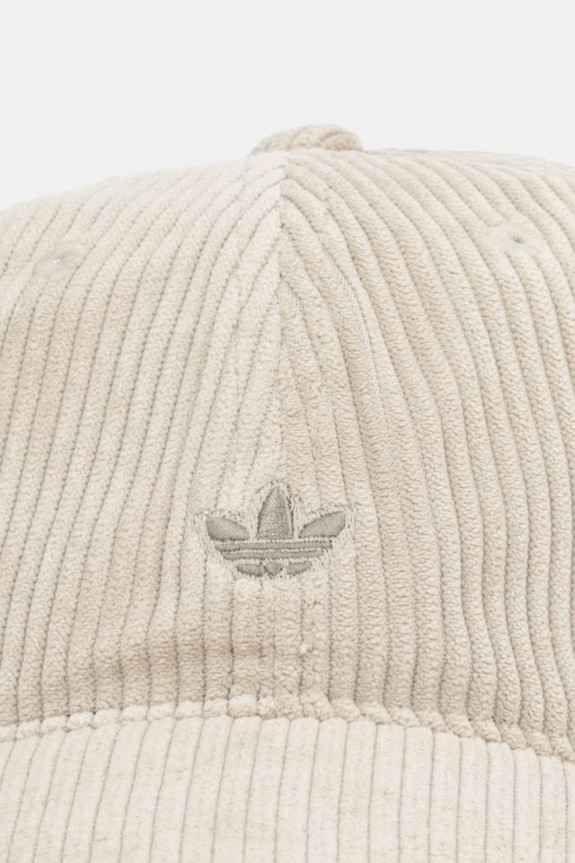 Manšestrová kšiltovka adidas Originals KC8049 béžová SS26