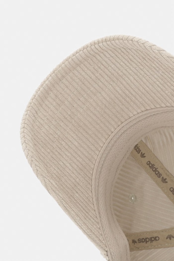 Manšestrová kšiltovka adidas Originals béžová KC8049