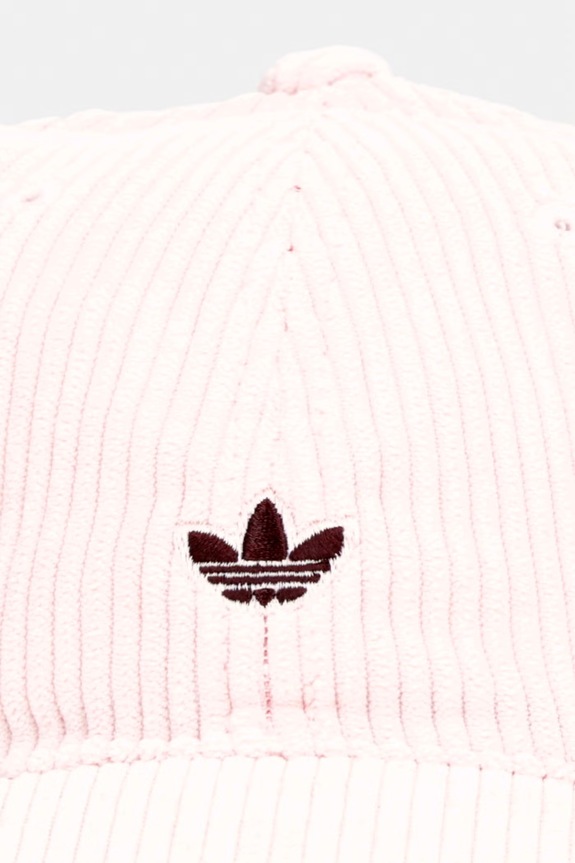 Manšestrová kšiltovka adidas Originals KC8051 růžová SS26