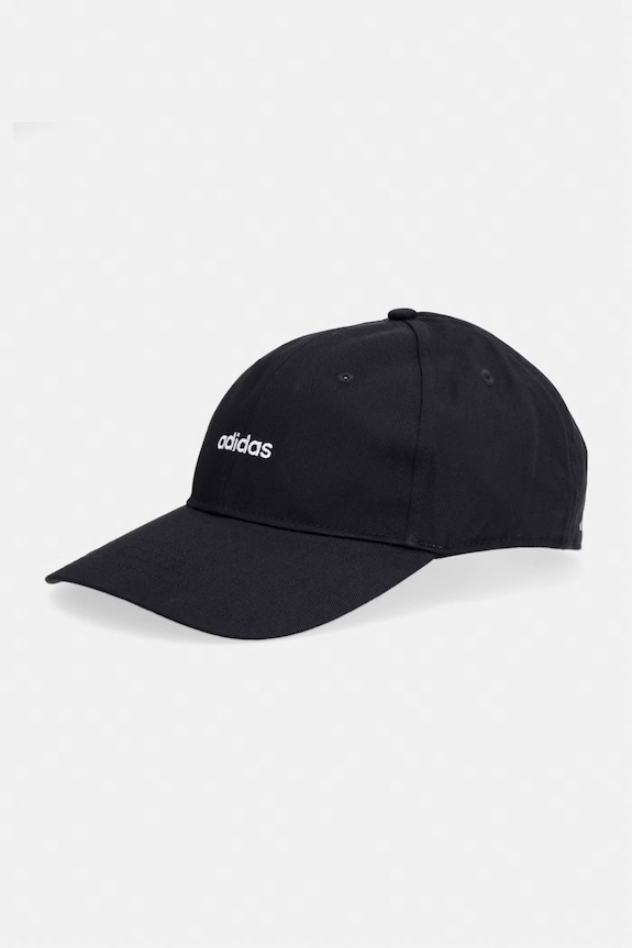 Βαμβακερό καπέλο του μπέιζμπολ adidas βαμβάκι μαύρο KD2109