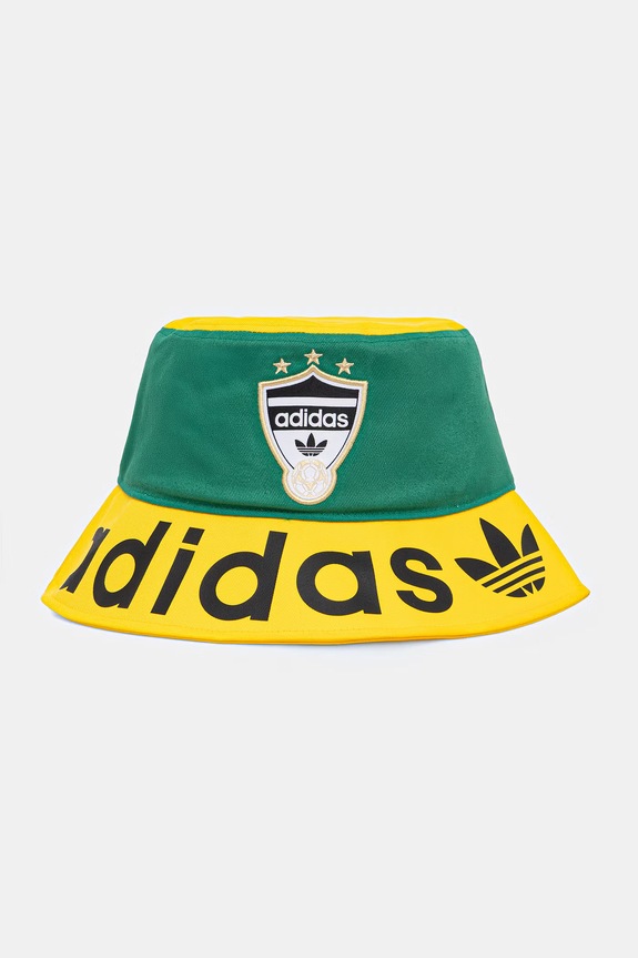 adidas Originals palarie din bumbac bumbac galben KE0640