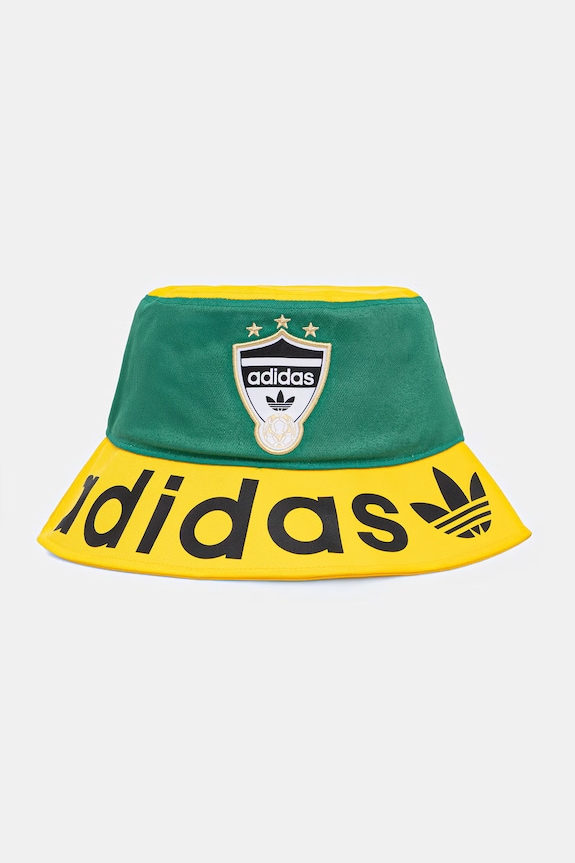 adidas Originals palarie din bumbac bumbac galben KE0640
