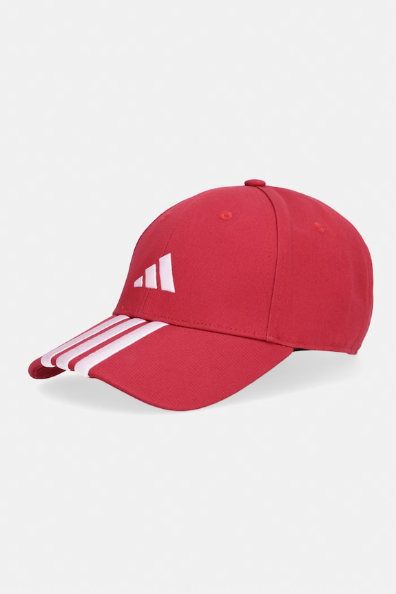 Βαμβακερό καπέλο του μπέιζμπολ adidas βαμβάκι κόκκινο KE5876