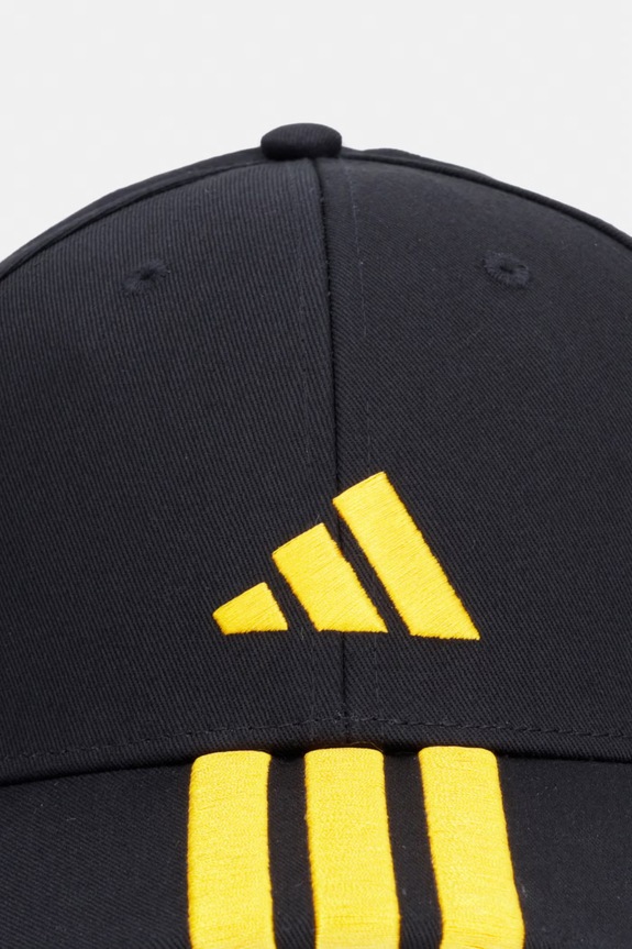 Βαμβακερό καπέλο του μπέιζμπολ adidas KE5879 μαύρο SS26