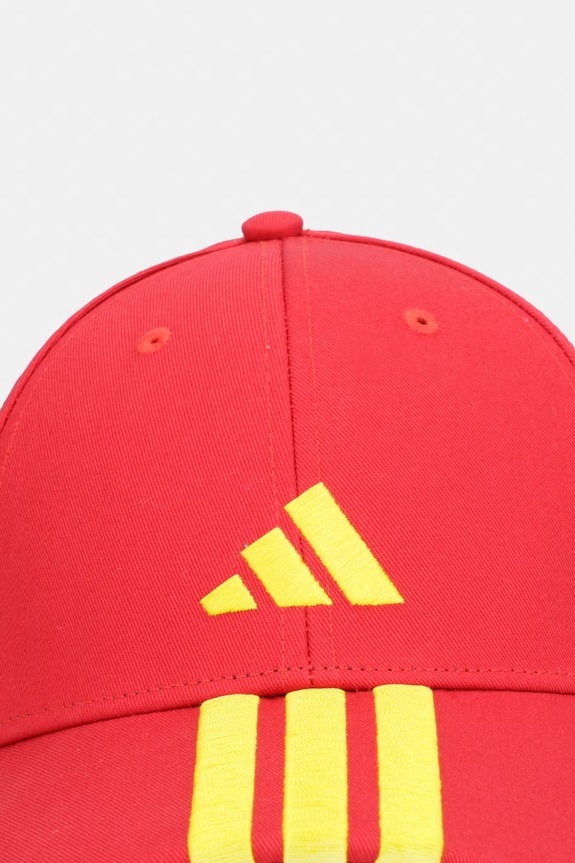 Βαμβακερό καπέλο του μπέιζμπολ adidas KE5880 κόκκινο SS26