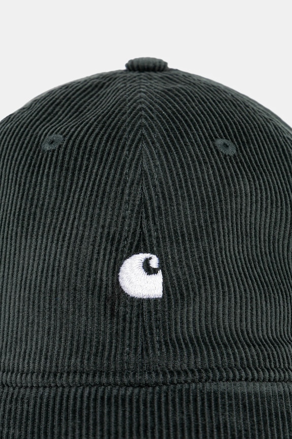 Вельветовая кепка Carhartt WIP Harlem Cap I036729.3T3XX зелёный SS26