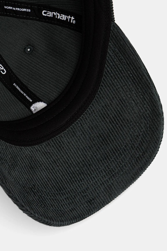 Вельветовая кепка Carhartt WIP Harlem Cap зелёный I036729.3T3XX