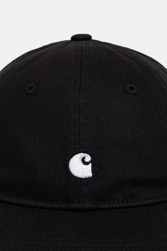 Pamučna kapa sa šiltom Carhartt WIP Madison Logo Cap I036730.0D2XX crna SS26