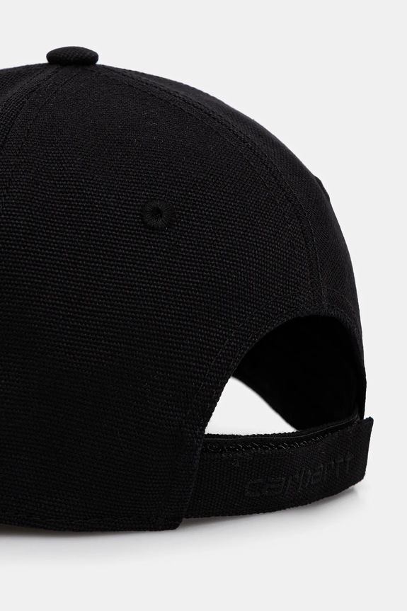 Akcesoria Carhartt WIP czapka z daszkiem bawełniana Canvas Cap I036653.89XX czarny