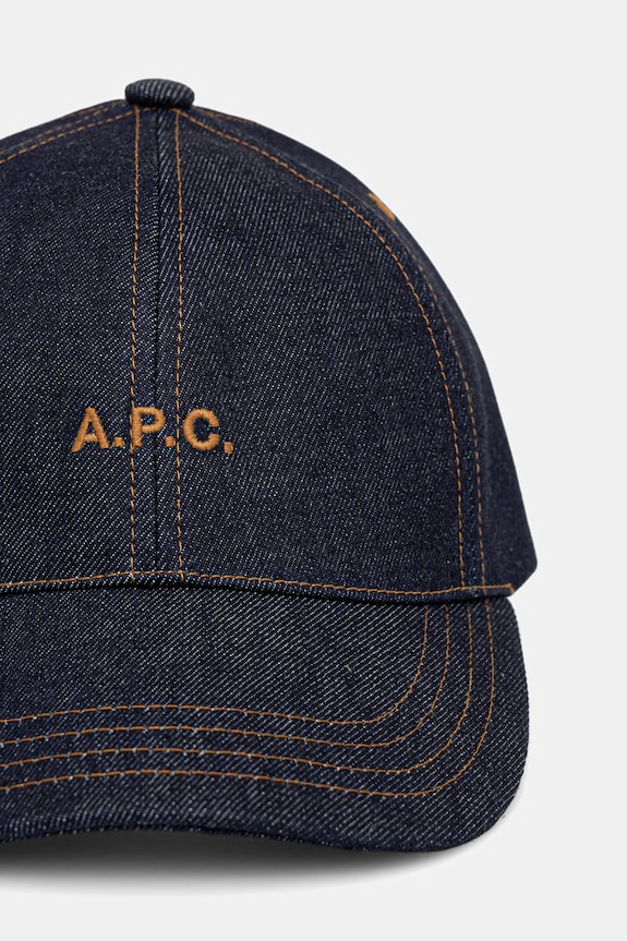A.P.C. traper kapa sa šiltom CASQUETTE THAIS COHIZ.M24127 mornarsko plava SS26