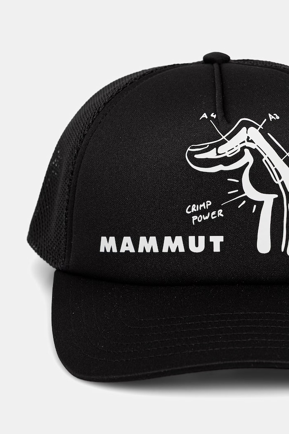 Mammut šiltovka trucker Crag 1191.01245 čierna SS26