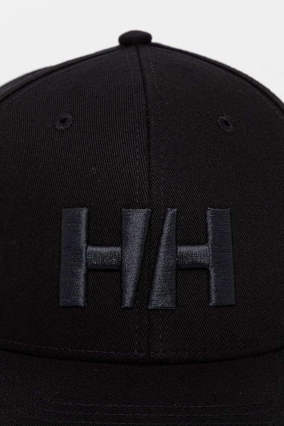 Helly Hansen czapka baseballowa bawełniana 67648 czarny SS26