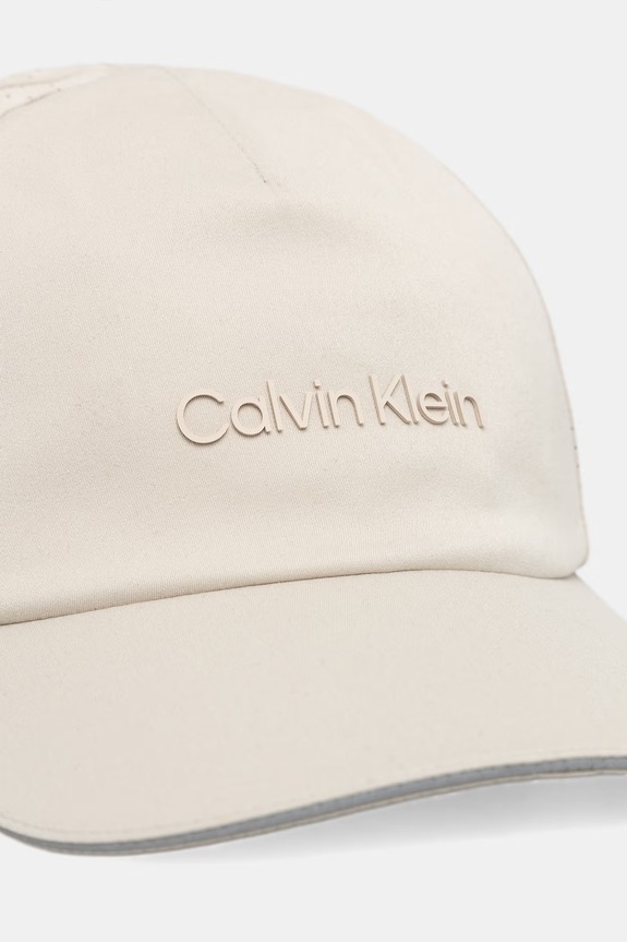 Calvin Klein šiltovka trucker pánska LV04D5079G béžová SS26