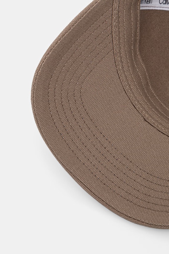 Calvin Klein czapka bejsbolówka bawełniana brązowy LV04F5061G