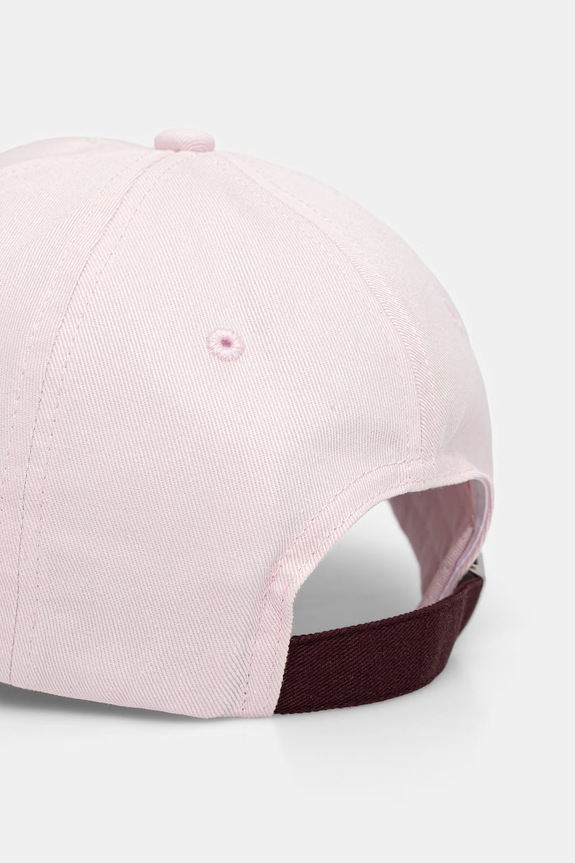 Akcesoria Calvin Klein czapka bejsbolówka bawełniana LV04F5065G różowy