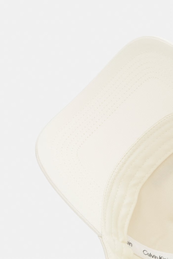 Calvin Klein καπέλο μπέιζμπολ βαμβακερό μπεζ LV04F5072G
