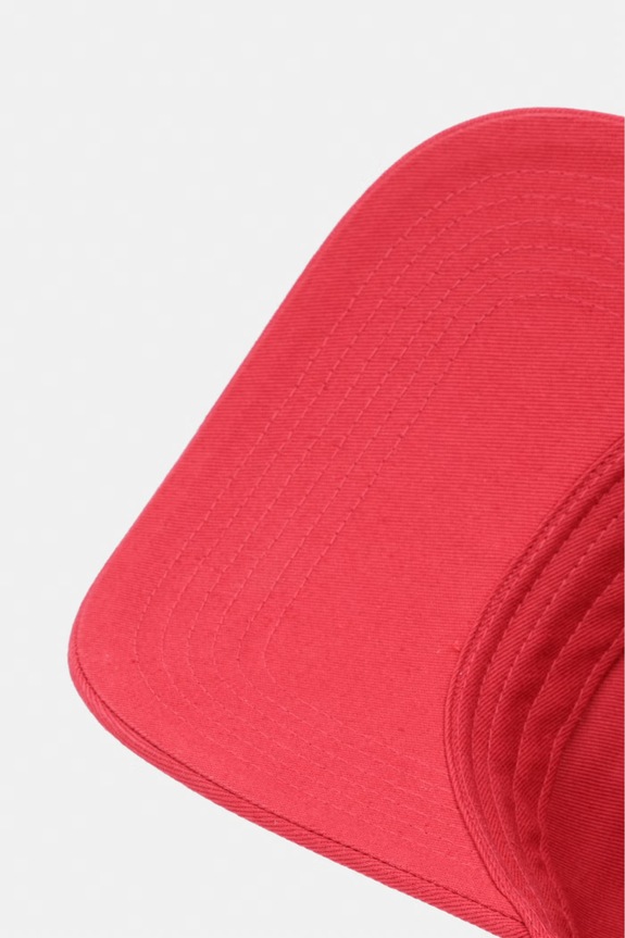Calvin Klein baseball kapa bombažna rdeča LV04F5072G