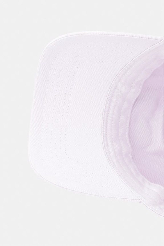 Calvin Klein czapka z daszkiem bawełniana fioletowy LV04F5086G