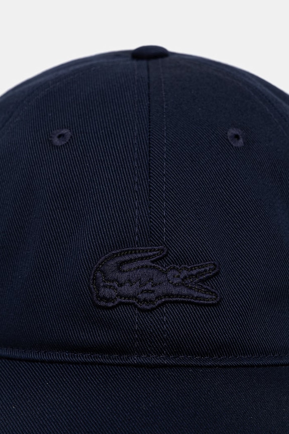 Lacoste czapka z daszkiem bawełniana RK1910 granatowy SS26