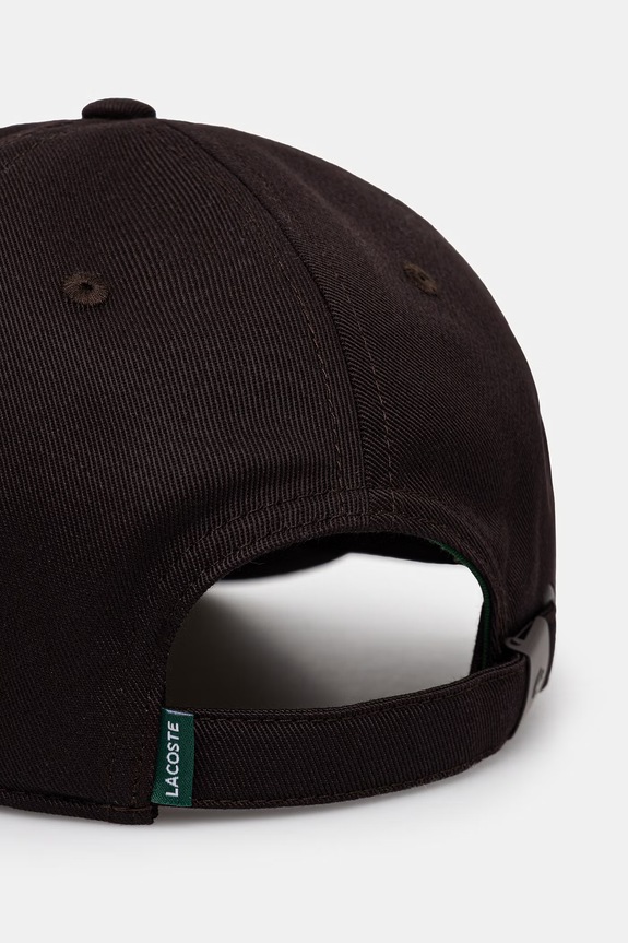 Accesorii Lacoste șapcă bumbac RK1910 maro