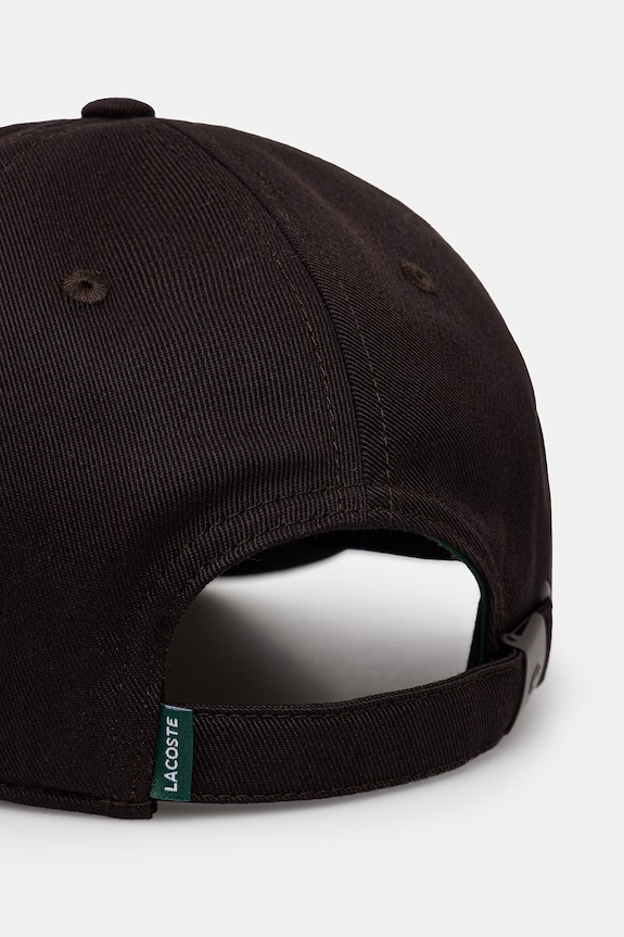 Accesorii Lacoste șapcă bumbac RK1910 maro