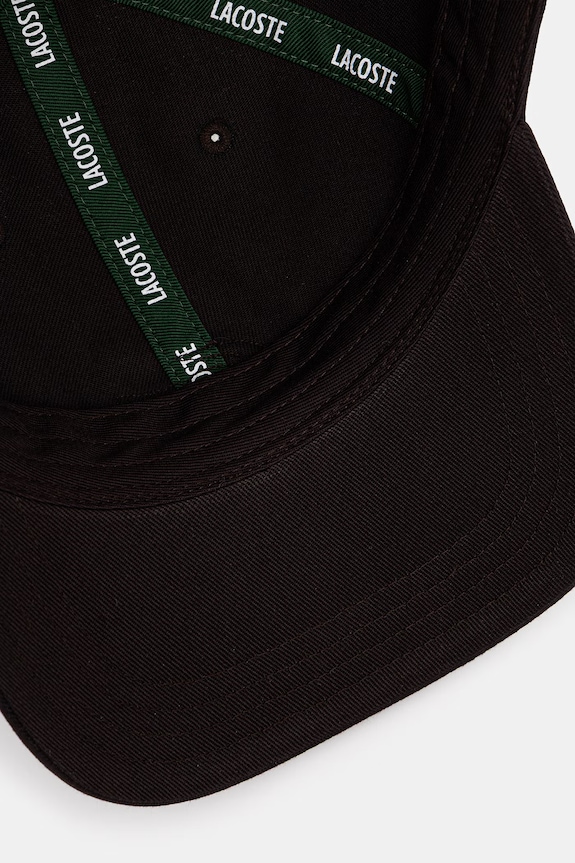 Lacoste șapcă bumbac maro RK1910