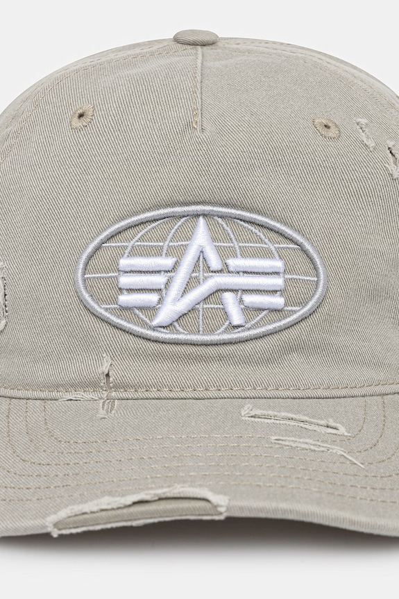 Βαμβακερό καπέλο του μπέιζμπολ Alpha Industries World Acid Cap 266904 πράσινο SS26