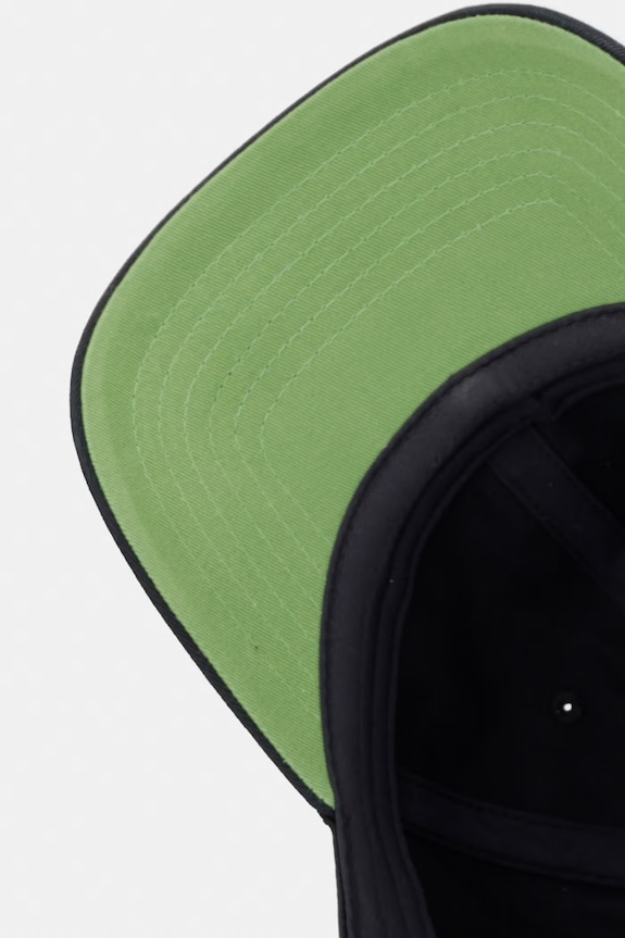 Βαμβακερό καπέλο του μπέιζμπολ Levi's LS MONOGRAM μαύρο 004BS.0000