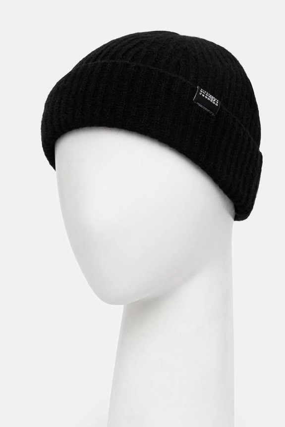 MM6 Maison Margiela hat with wool SH0TB0006.M13219 black SS26