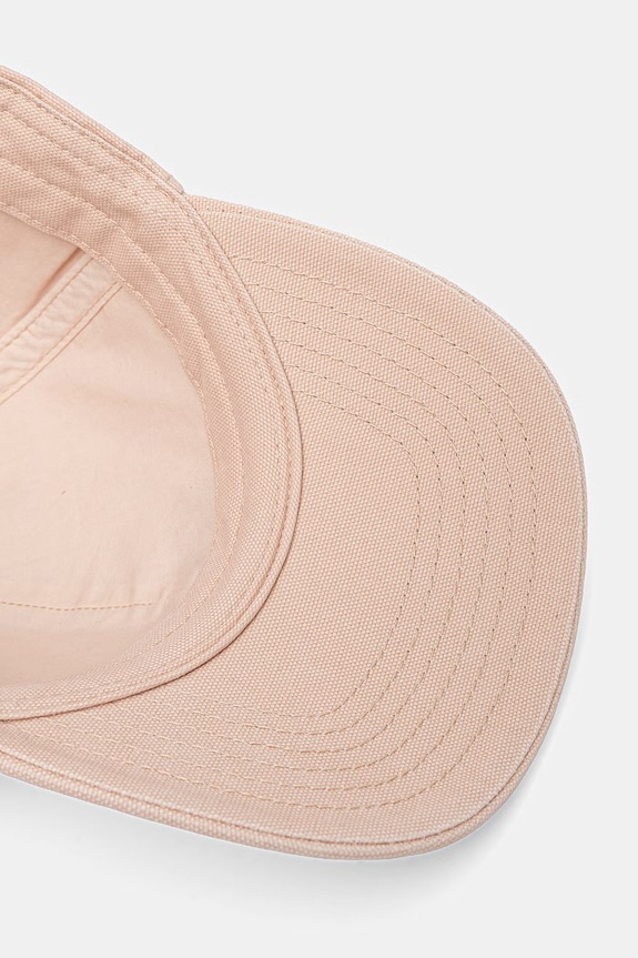 MM6 Maison Margiela czapka z daszkiem bawełniana SH0TC0008.M35346 pomarańczowy