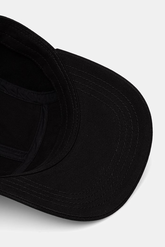 MM6 Maison Margiela czapka z daszkiem bawełniana SH0TC0009.M35346 czarny