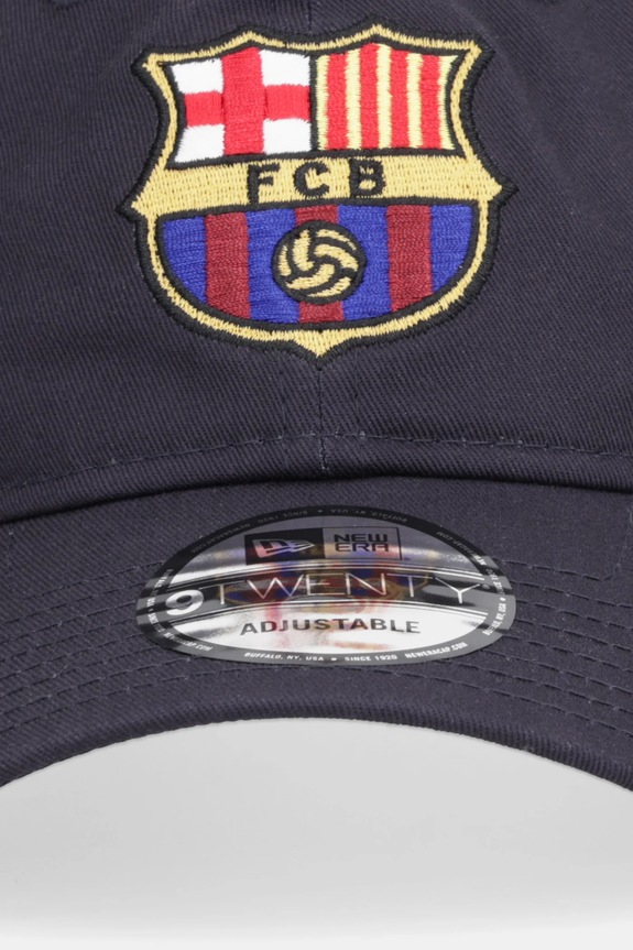 New Era șapcă de baseball din bumbac NEW ERA x FC BARCELONA 60846900 bleumarin SS26